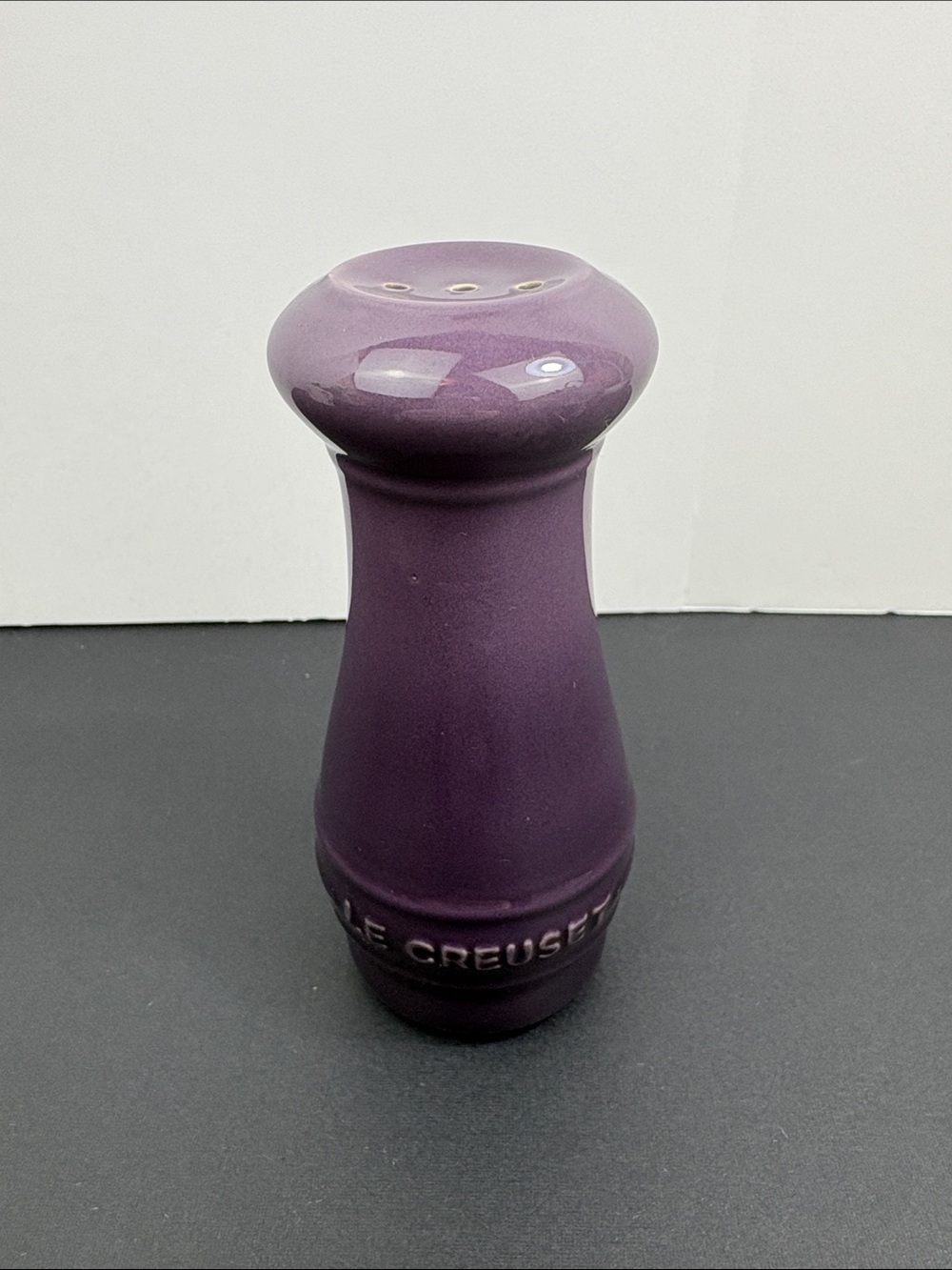 Le Creuset Deep Purple Stoneware Salt or Pepper Shaker